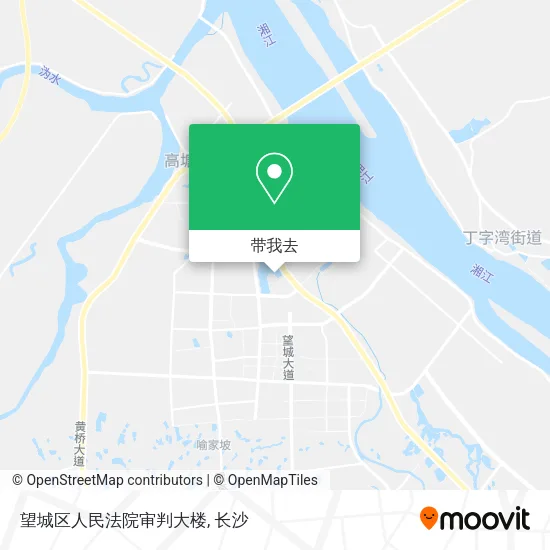 望城区人民法院审判大楼地图