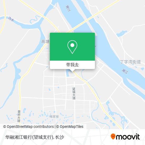华融湘江银行(望城支行)地图