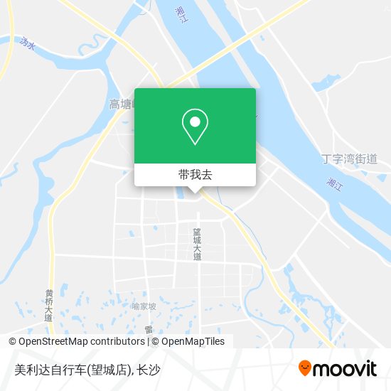 美利达自行车(望城店)地图