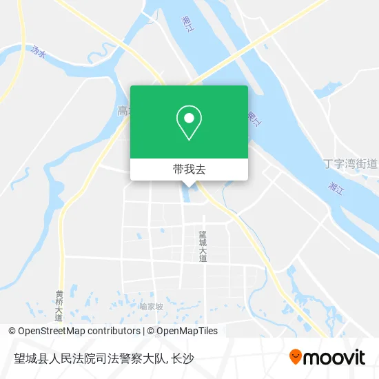 望城县人民法院司法警察大队地图