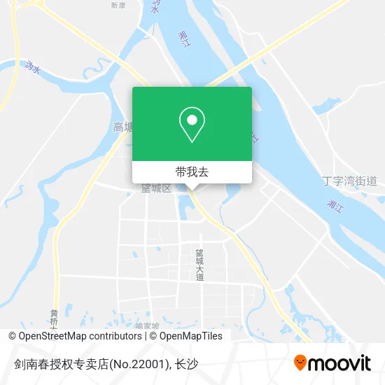 剑南春授权专卖店(No.22001)地图