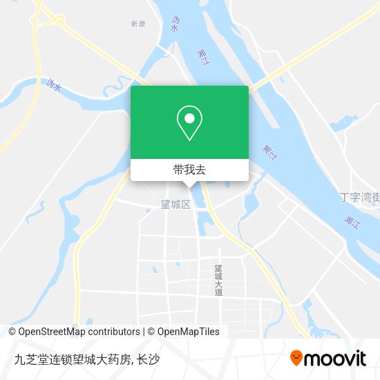 九芝堂连锁望城大药房地图