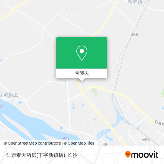 仁康泰大药房(丁字新镇店)地图