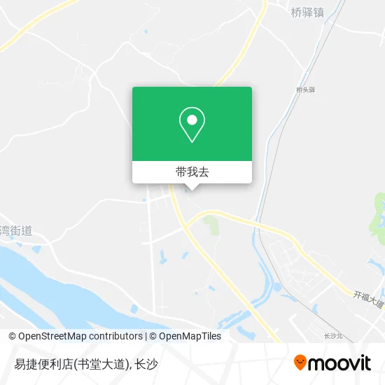 易捷便利店(书堂大道)地图