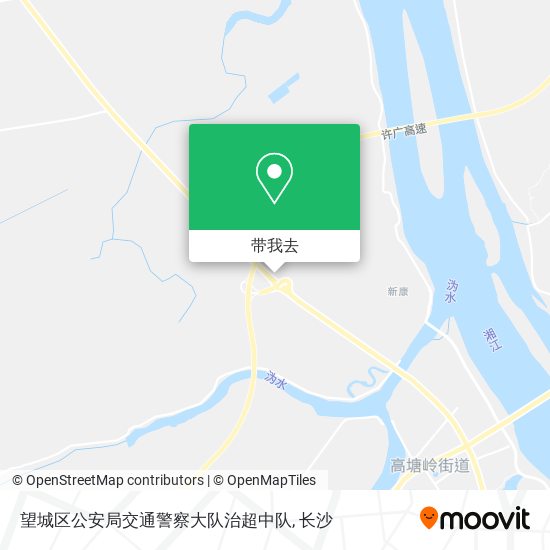 望城区公安局交通警察大队治超中队地图