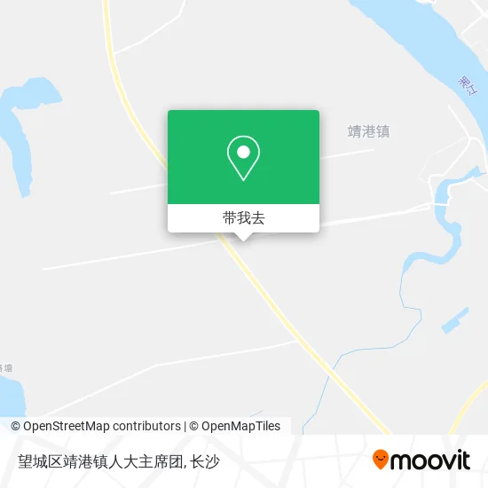 望城区靖港镇人大主席团地图