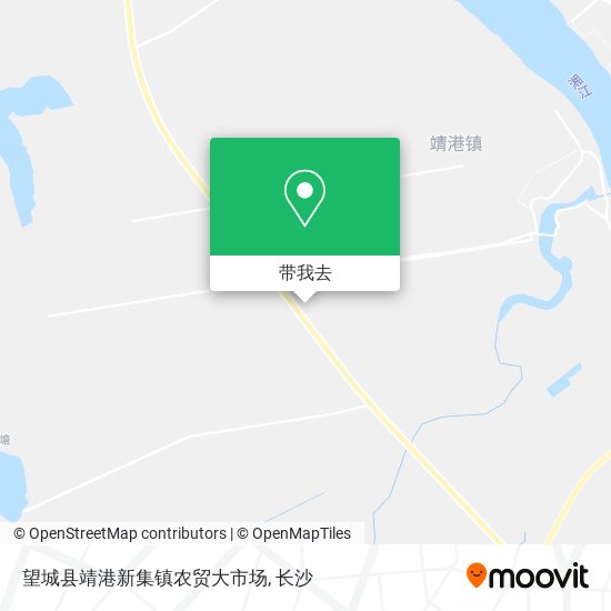 望城县靖港新集镇农贸大市场地图