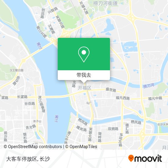 大客车停放区地图