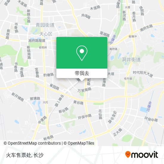 火车售票处地图