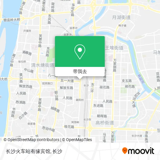 长沙火车站有缘宾馆地图