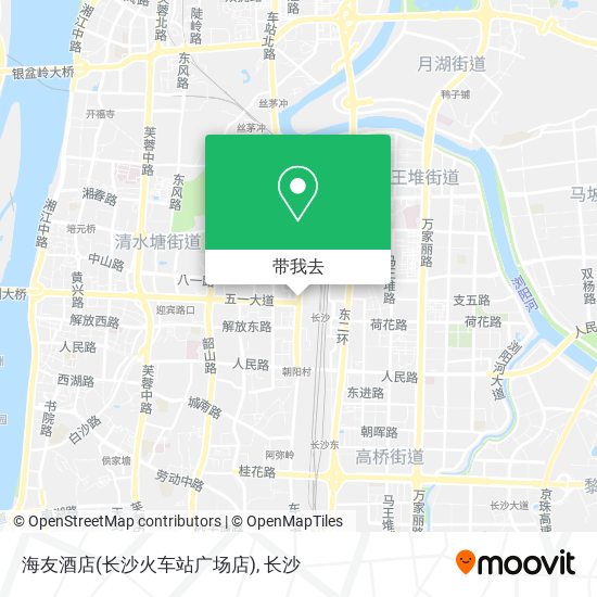 海友酒店(长沙火车站广场店)地图