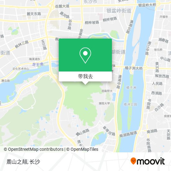 麓山之颠地图