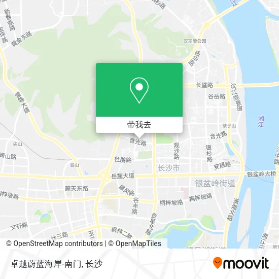 卓越蔚蓝海岸-南门地图
