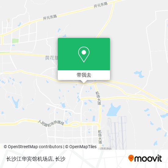 长沙江华宾馆机场店地图