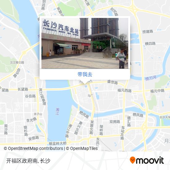 开福区政府南地图