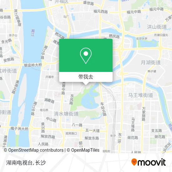 湖南电视台地图