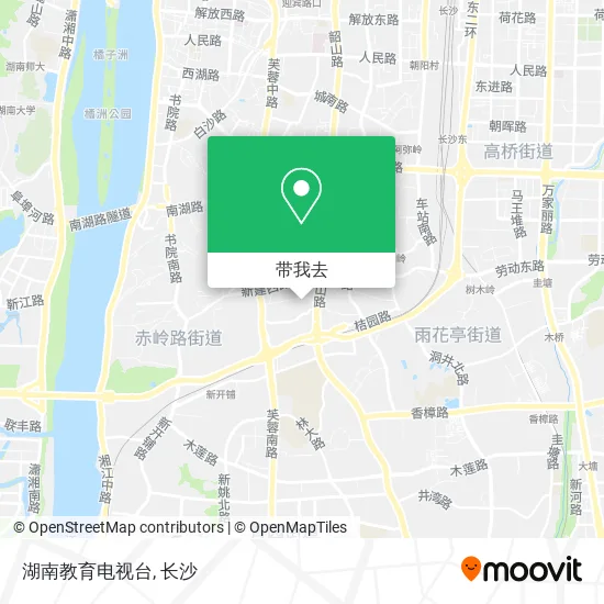 湖南教育电视台地图