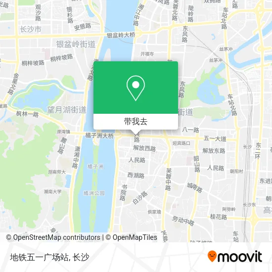 地铁五一广场站地图