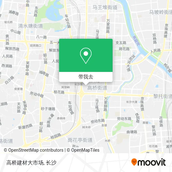 高桥建材大市场地图