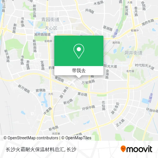 长沙火霸耐火保温材料总汇地图