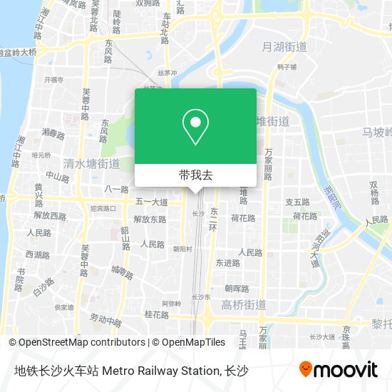 地铁长沙火车站 Metro Railway Station地图