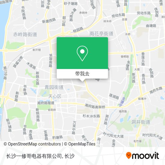 长沙一修哥电器有限公司地图