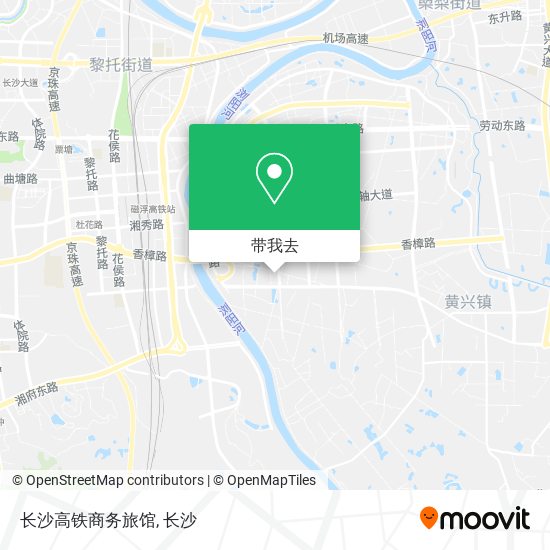 长沙高铁商务旅馆地图