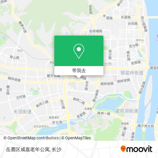 岳麓区咸嘉老年公寓地图