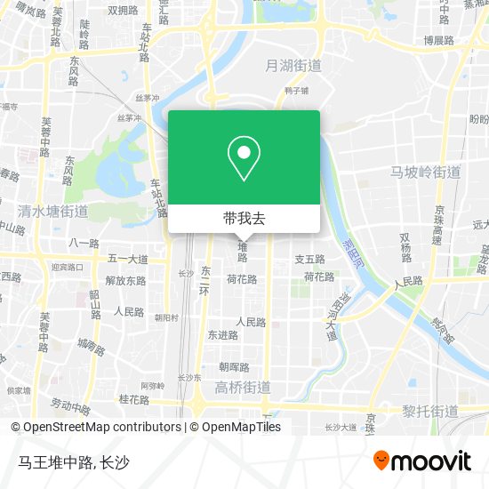 马王堆中路地图