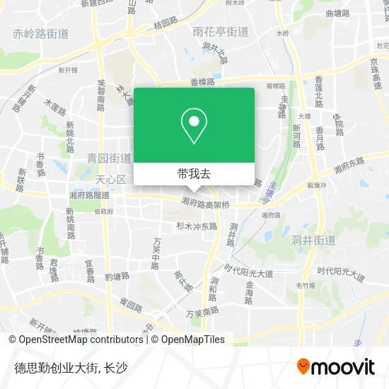德思勤创业大街地图