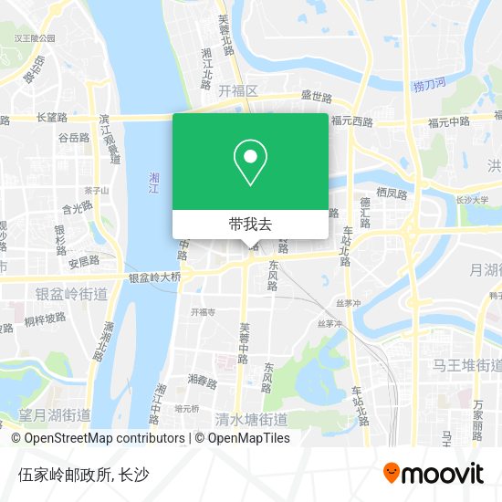 伍家岭邮政所地图