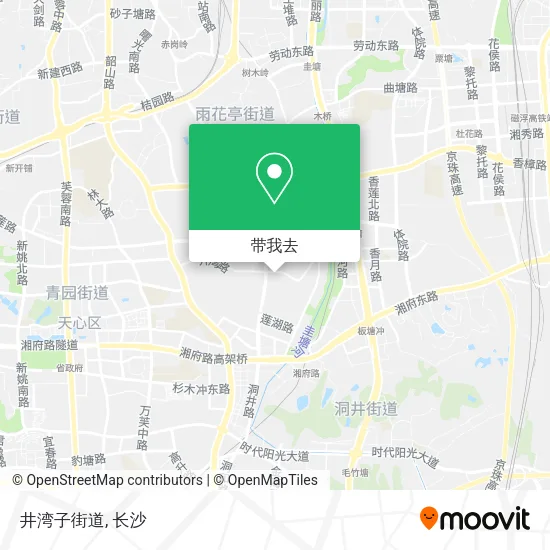 井湾子街道地图