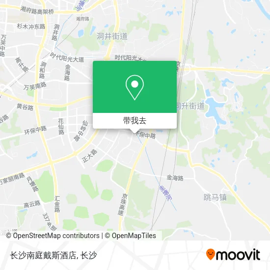 长沙南庭戴斯酒店地图