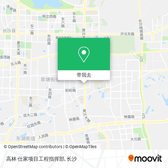 高林·仕家项目工程指挥部地图