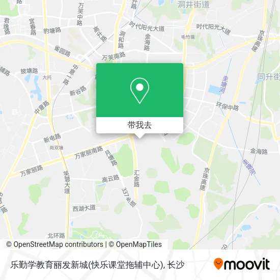 乐勤学教育丽发新城(快乐课堂拖辅中心)地图