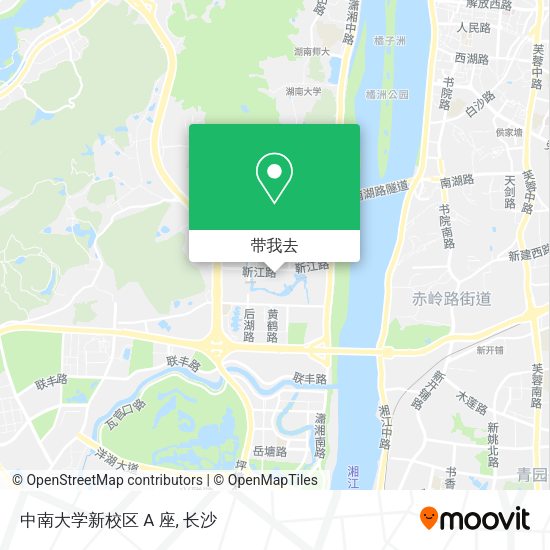 中南大学新校区 A 座地图