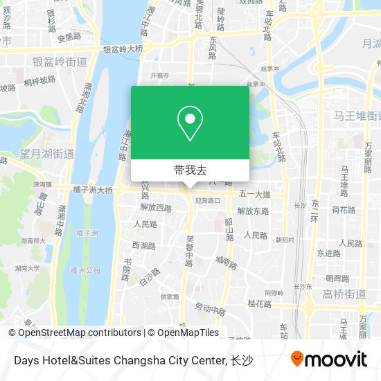 Days Hotel&Suites Changsha City Center地图
