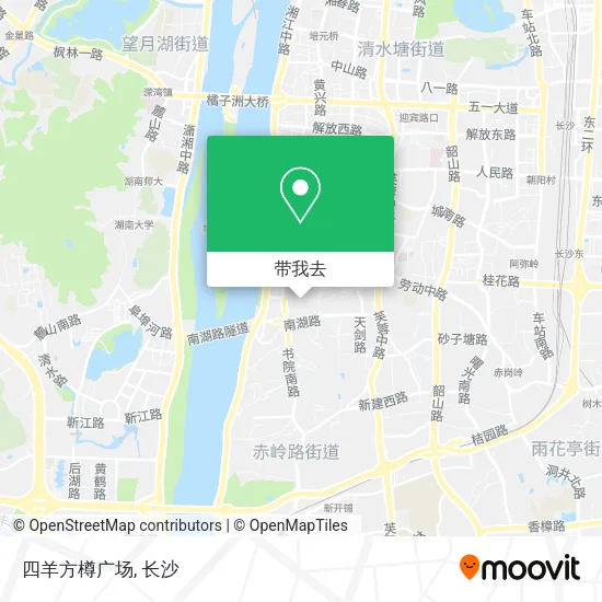 四羊方樽广场地图