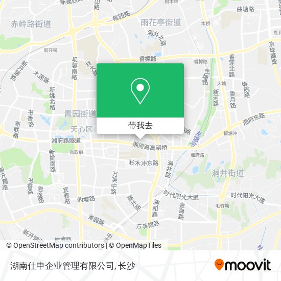 湖南仕申企业管理有限公司地图