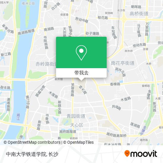 中南大学铁道学院地图