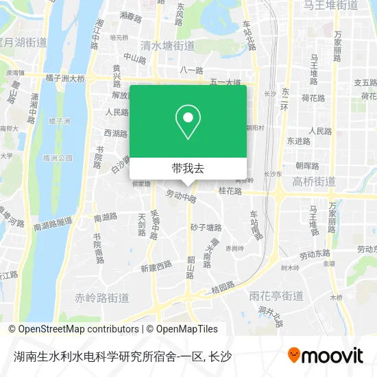 湖南生水利水电科学研究所宿舍-一区地图