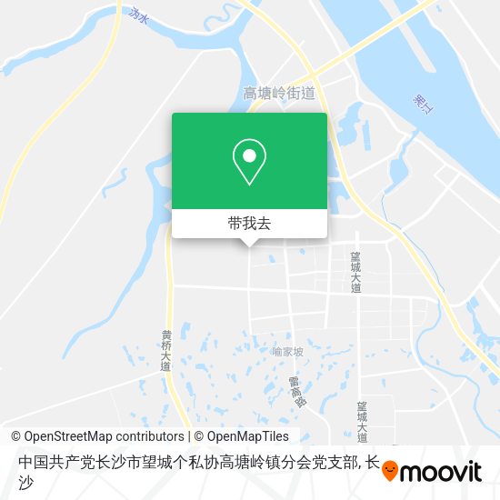 中国共产党长沙市望城个私协高塘岭镇分会党支部地图