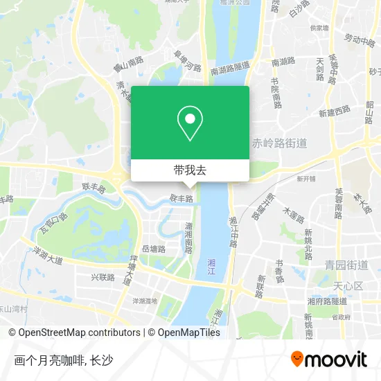 画个月亮咖啡地图