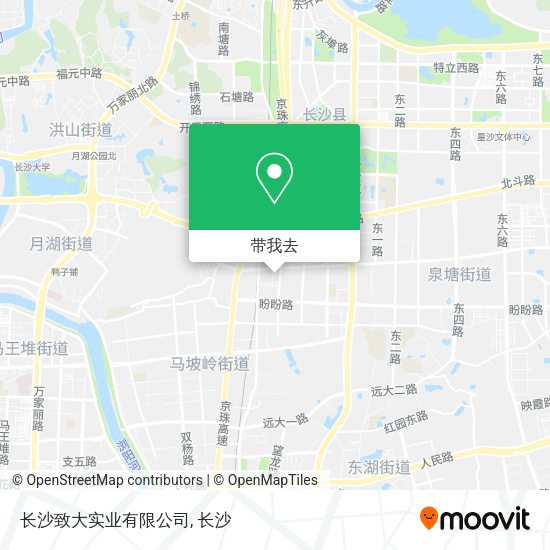 长沙致大实业有限公司地图