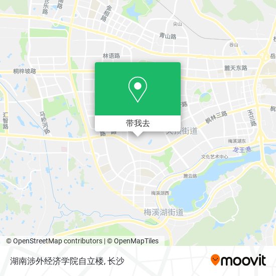 湖南涉外经济学院自立楼地图