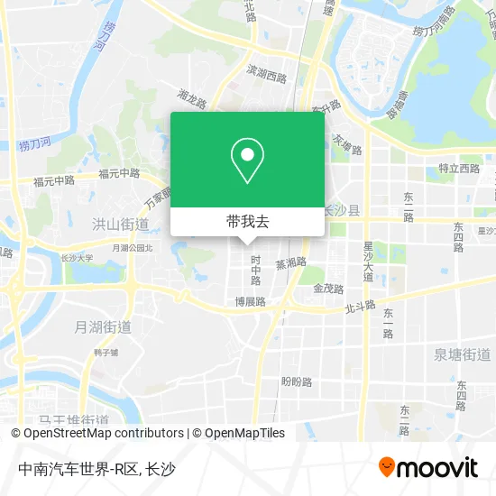 中南汽车世界-R区地图