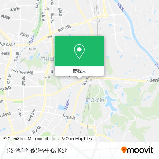长沙汽车维修服务中心地图