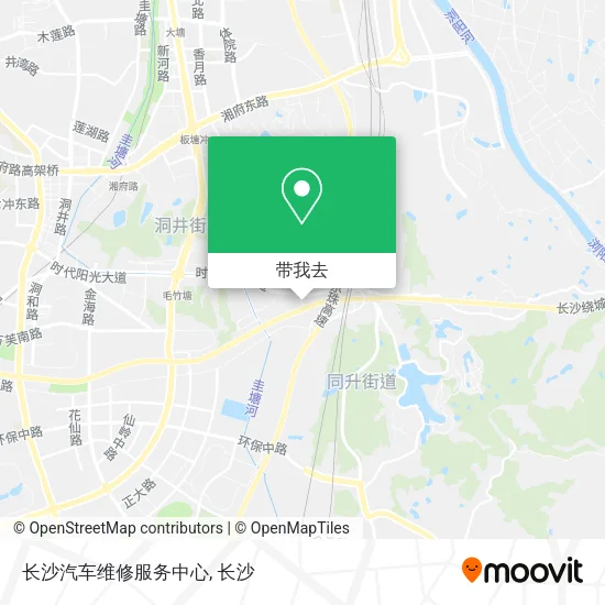 长沙汽车维修服务中心地图