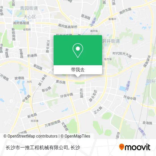 长沙市一推工程机械有限公司地图