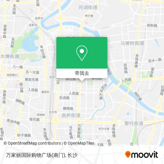万家丽国际购物广场(南门)地图